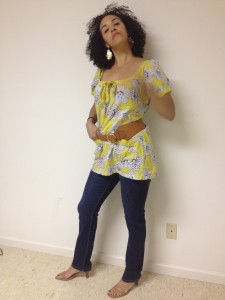 Woven belts look great with everything!