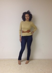 I feel a bit glamorous in this shirt!