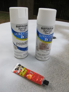 Primer and wood filler for chipped spots