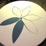 Next, I simply free-handed a flower.