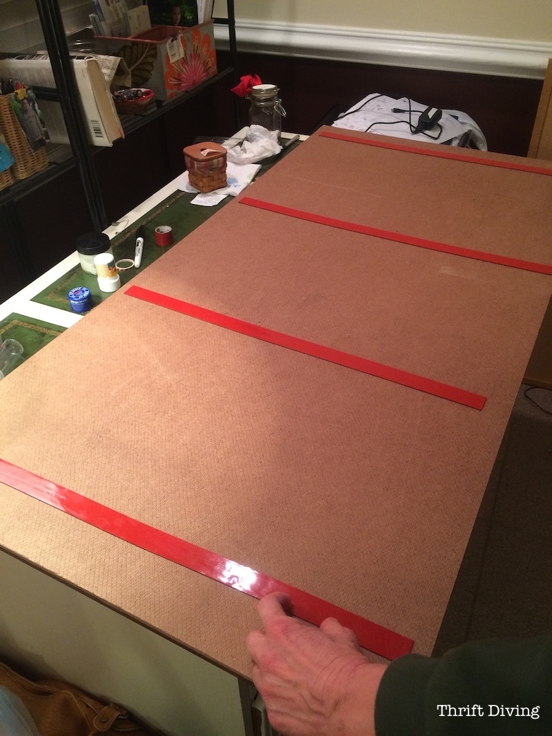 How to Make a Big DIY Whiteboard to Get Organized Thrift Diving Blog